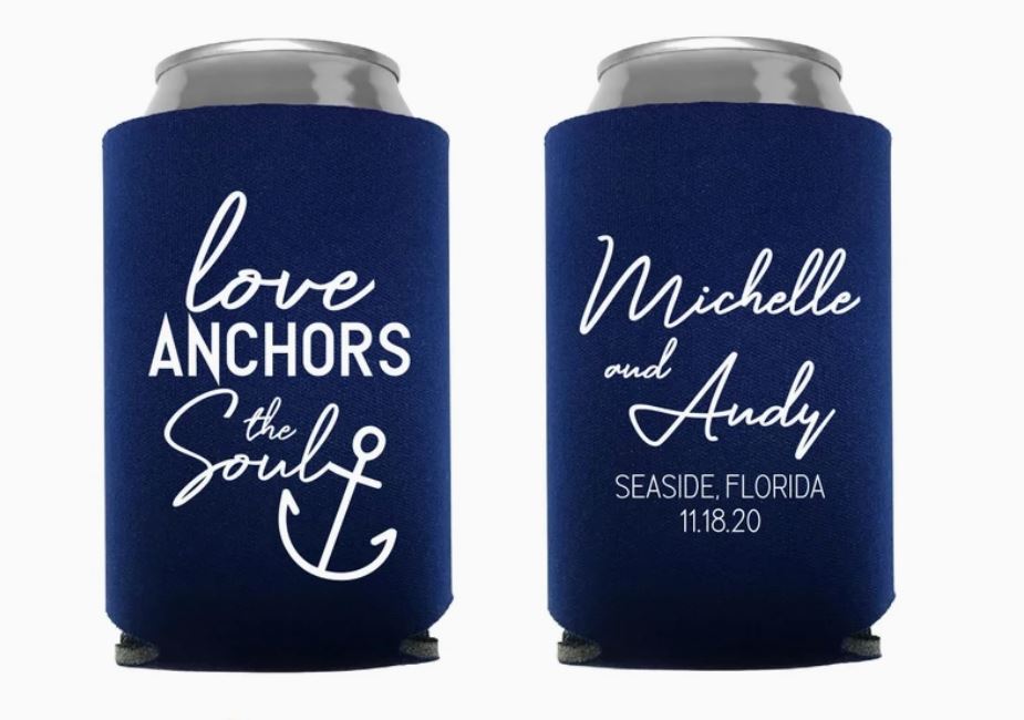 personalized can coolers